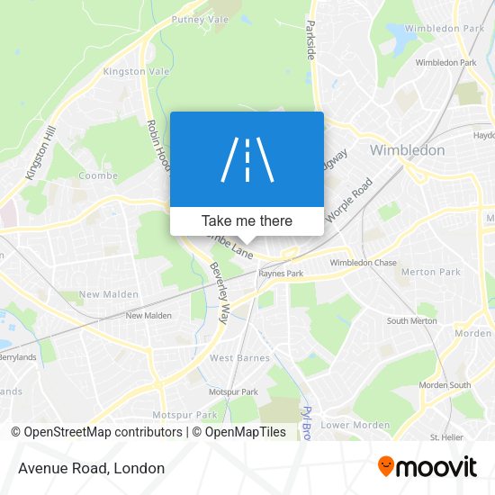 Avenue Road map