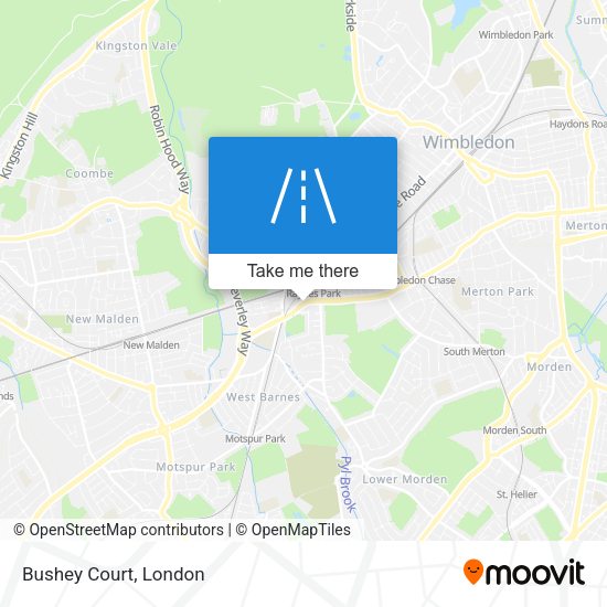 Bushey Court map