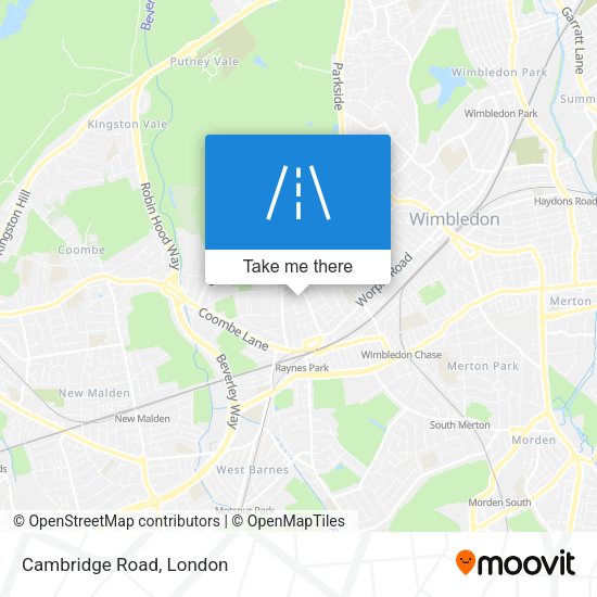 Cambridge Road map