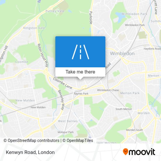 Kenwyn Road map