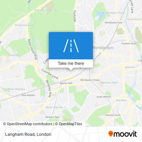 Langham Road map
