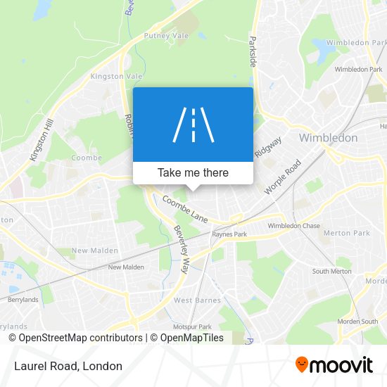 Laurel Road map