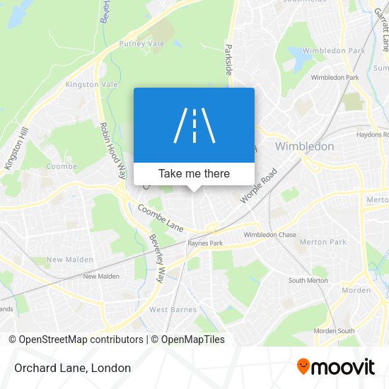 Orchard Lane map