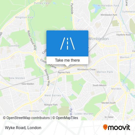 Wyke Road map