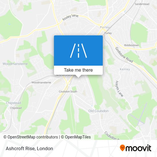 Ashcroft Rise map