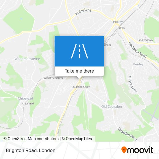 Brighton Road map
