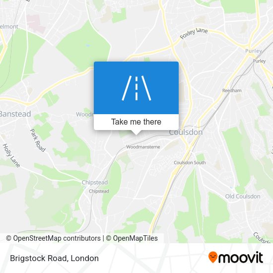 Brigstock Road map