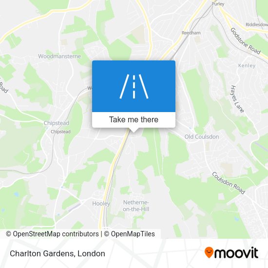 Charlton Gardens map