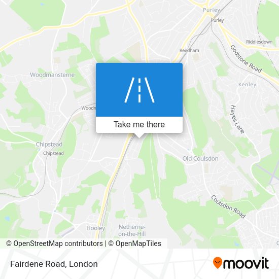 Fairdene Road map