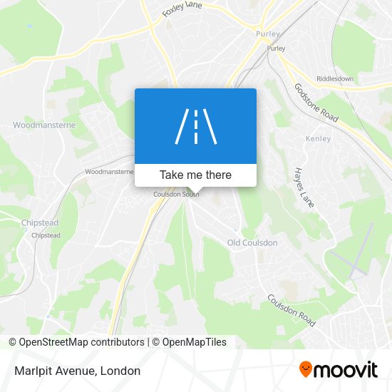 Marlpit Avenue map
