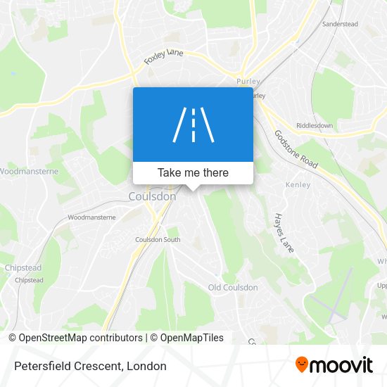 Petersfield Crescent map