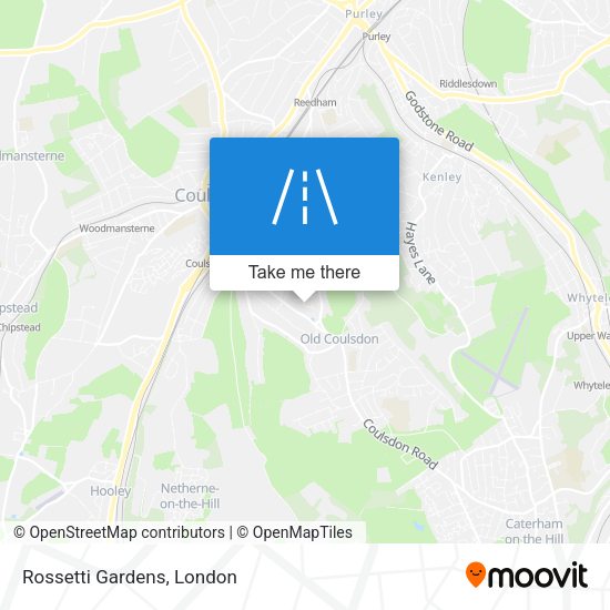 Rossetti Gardens map