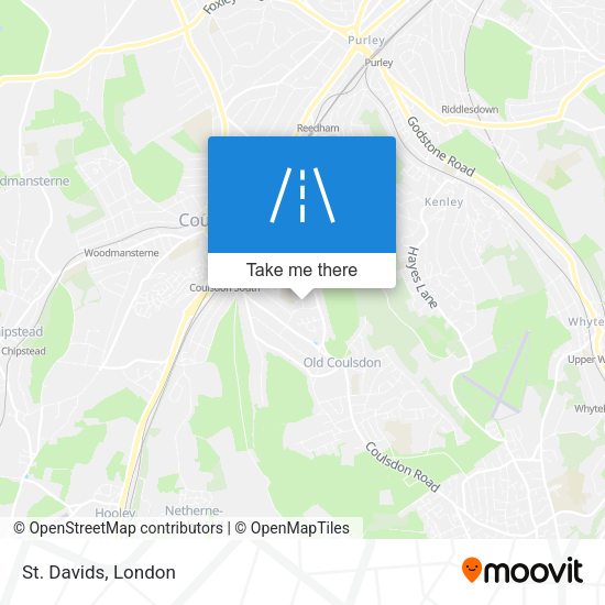 St. Davids map