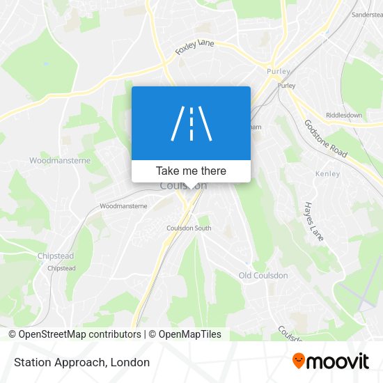 Station Approach map