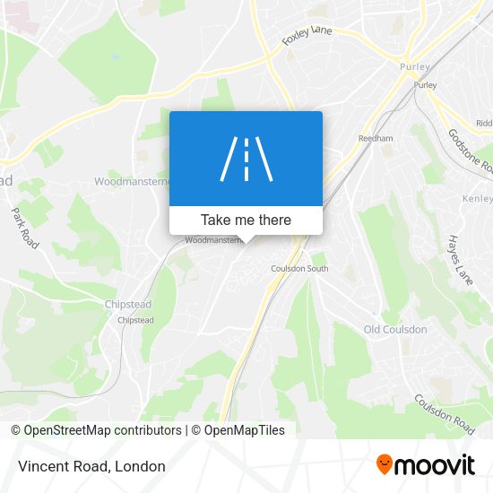 Vincent Road map