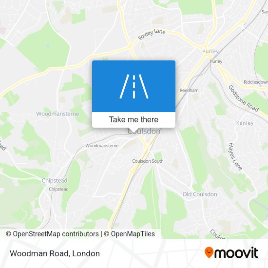 Woodman Road map