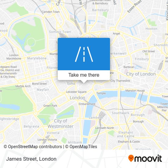James Street map
