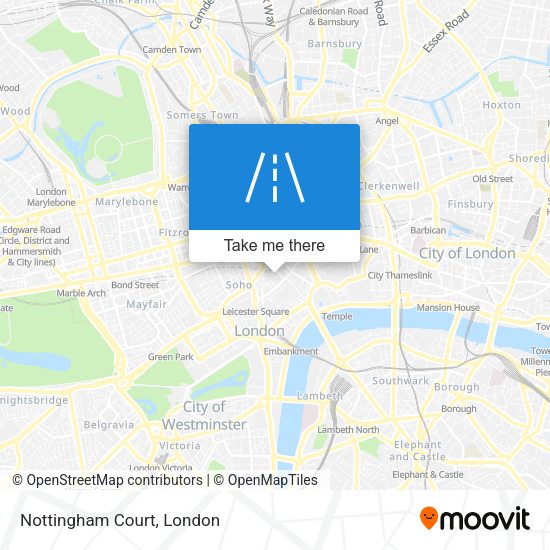 Nottingham Court map