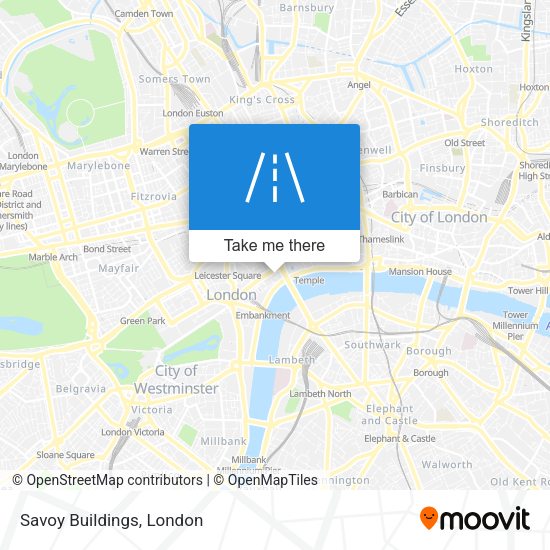 Savoy Buildings map