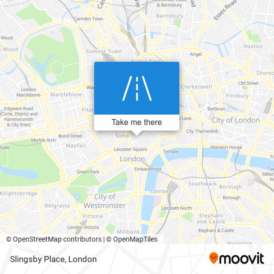 Slingsby Place map