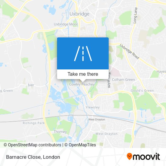 Barnacre Close map