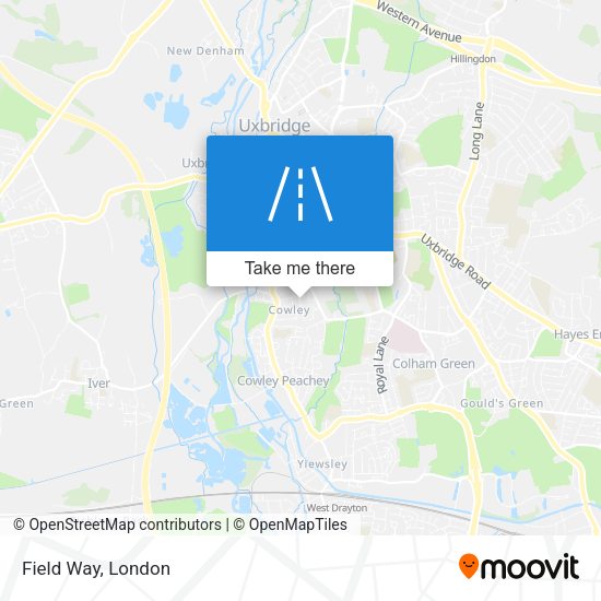 Field Way map