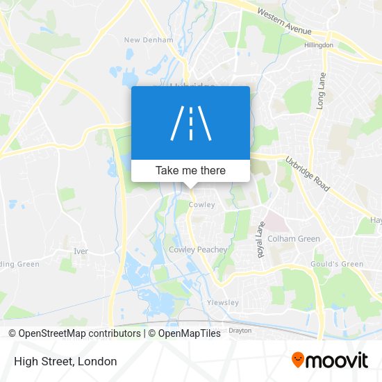 High Street map