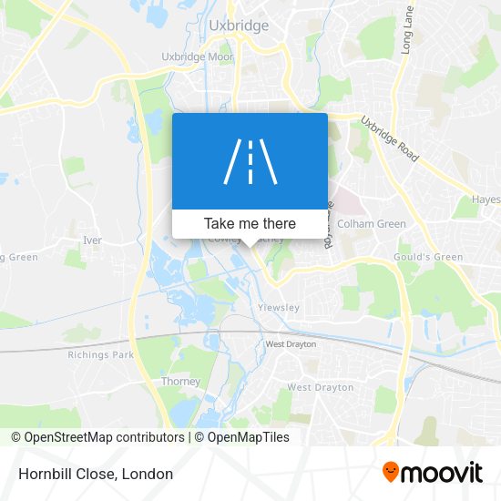 Hornbill Close map