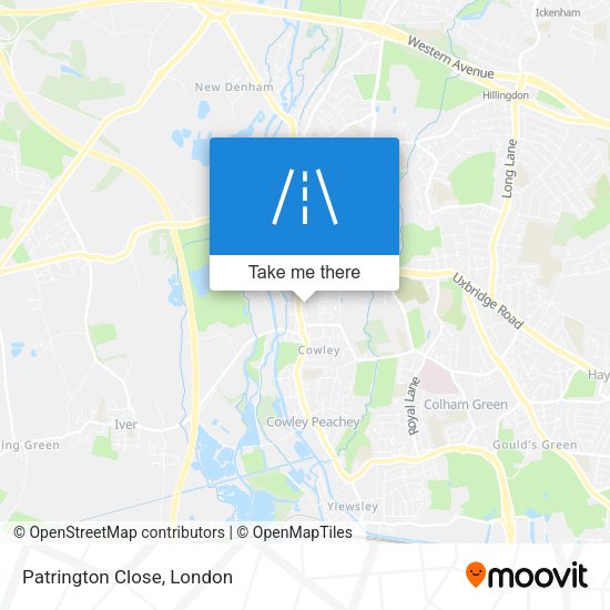 Patrington Close map