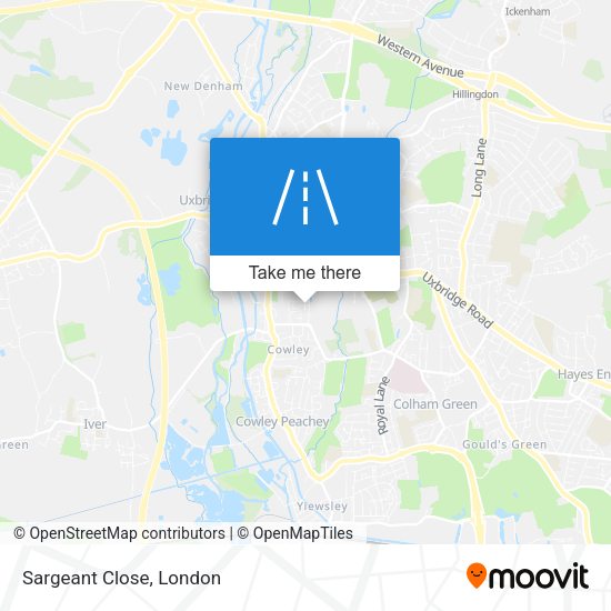 Sargeant Close map