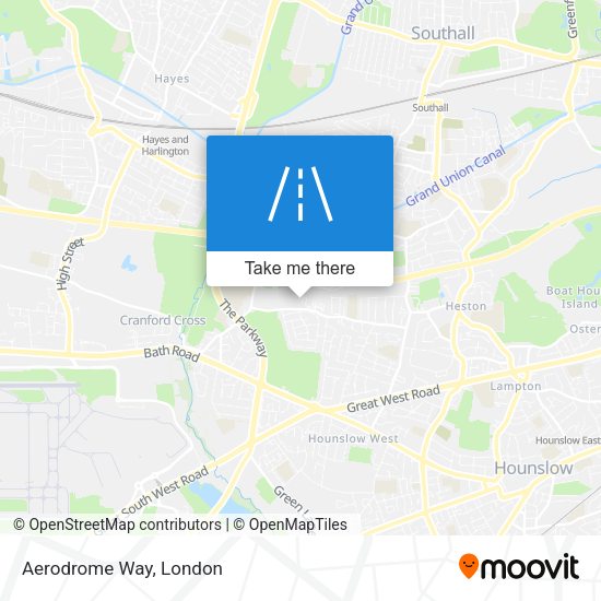Aerodrome Way map