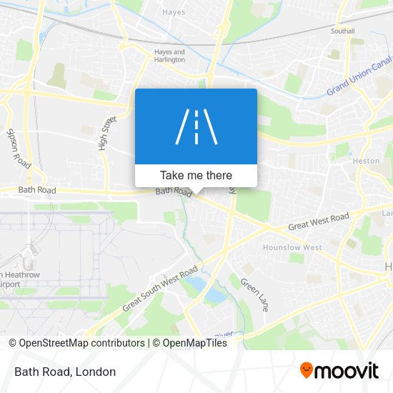 Bath Road map
