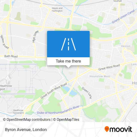 Byron Avenue map