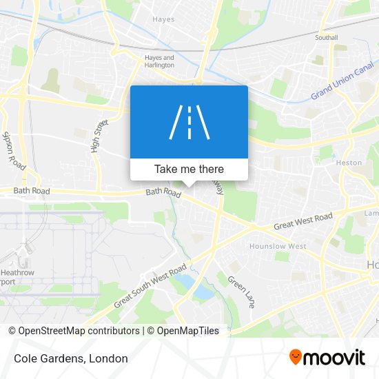 Cole Gardens map