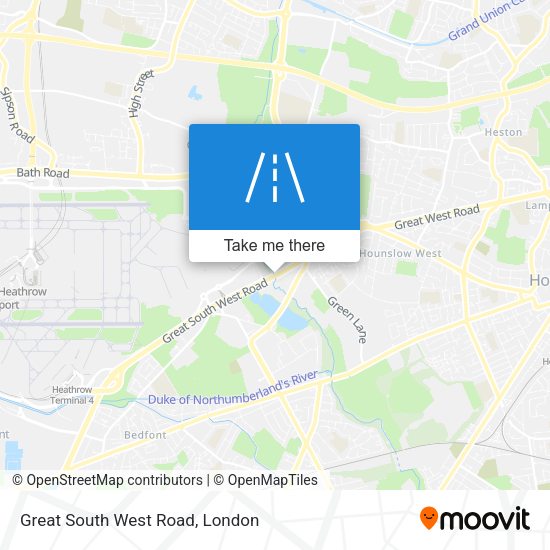 Great South West Road map