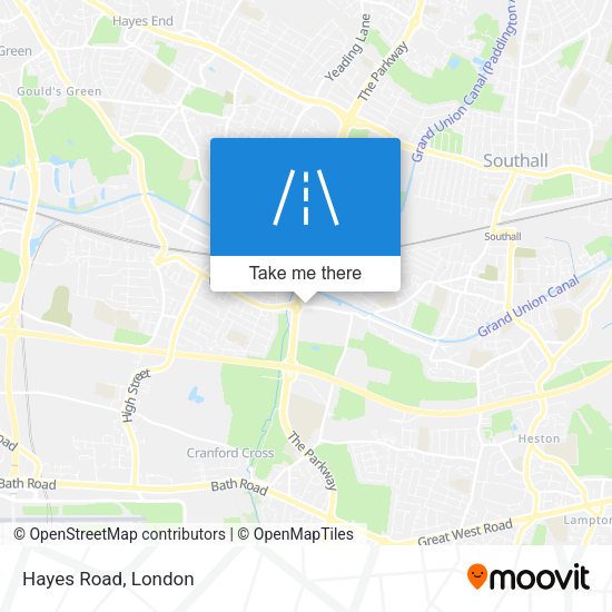 Hayes Road map