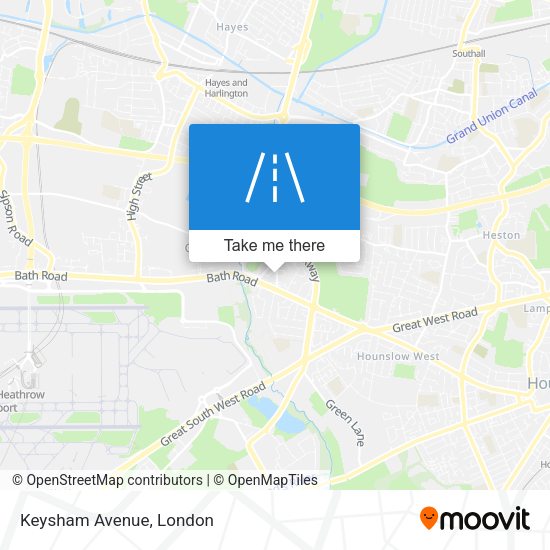 Keysham Avenue map