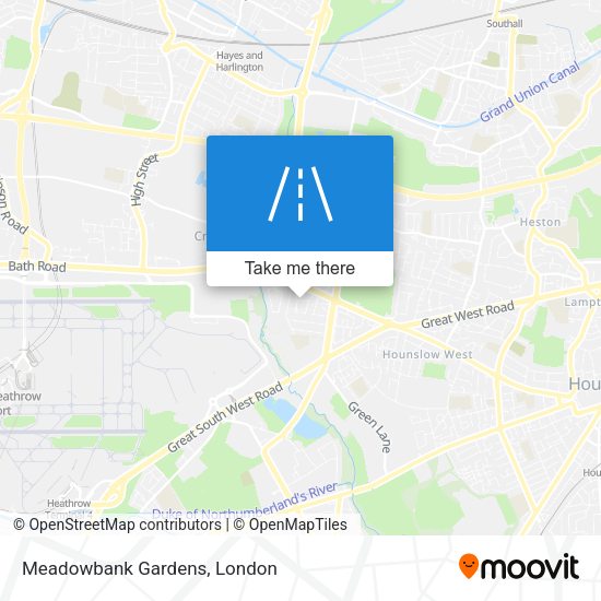Meadowbank Gardens map