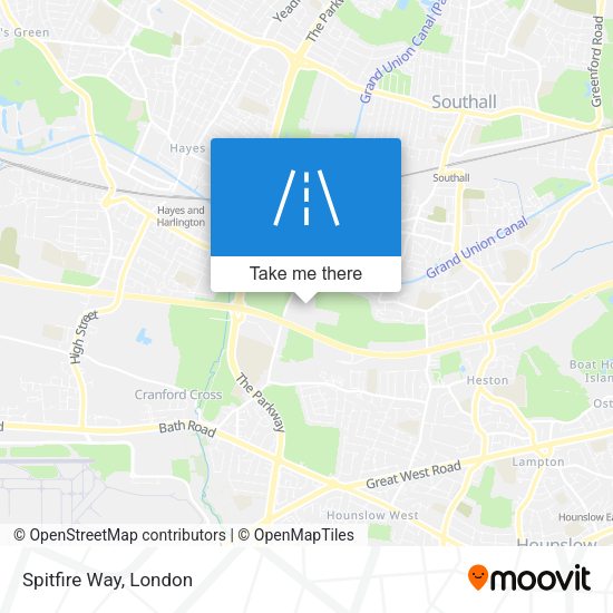 Spitfire Way map