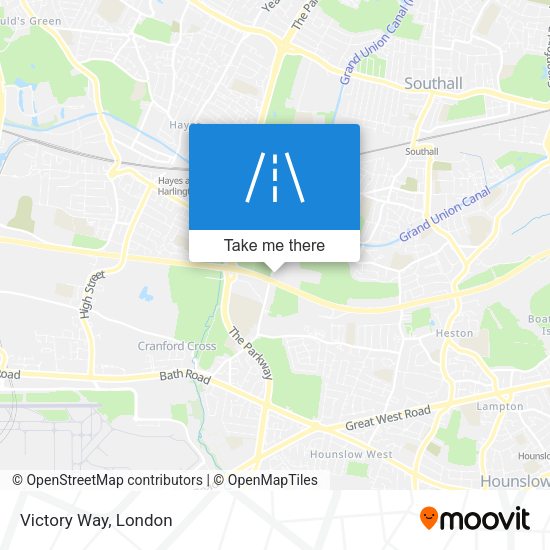 Victory Way map