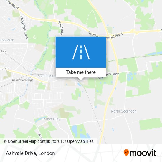 Ashvale Drive map
