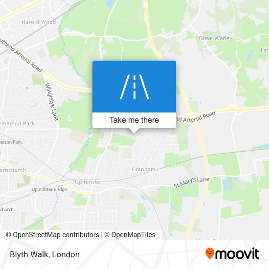 Blyth Walk map