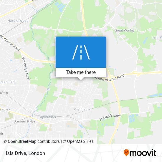 Isis Drive map