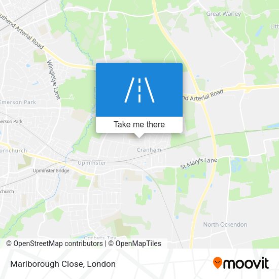 Marlborough Close map