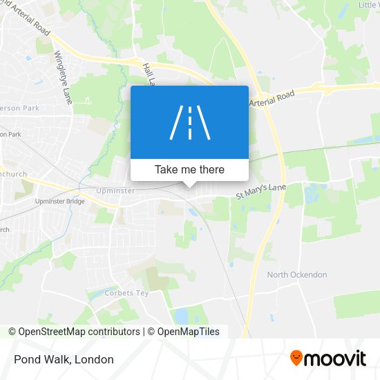 Pond Walk map
