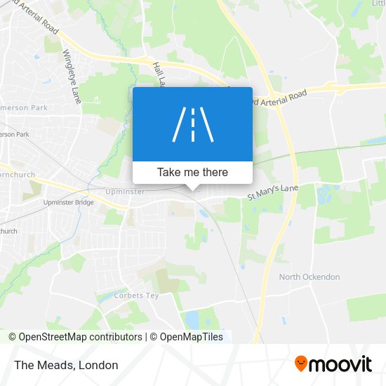 The Meads map