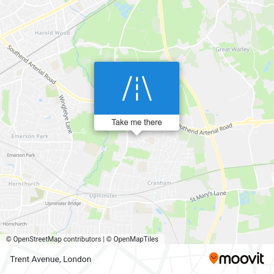 Trent Avenue map