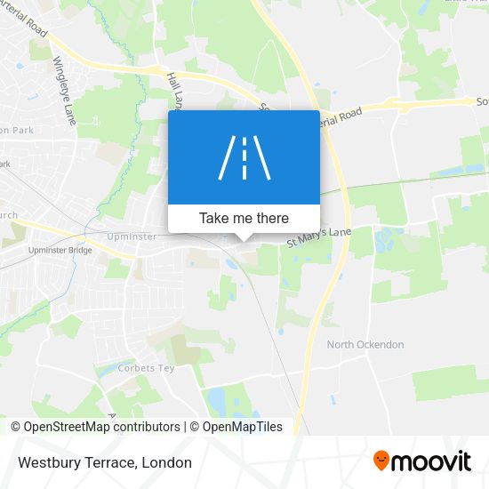 Westbury Terrace map