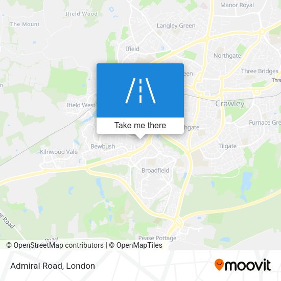 Admiral Road map