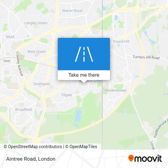 Aintree Road map